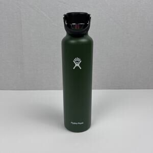 Hydro Flask Standard Mouth 24oz Water Bottle Olive Green Insulated Hydration